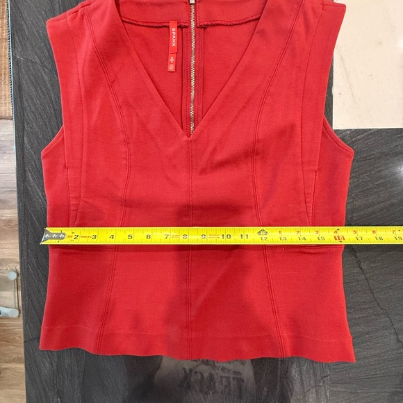 SPANX ponte’ top and pant set. Red, size S. - Picture 14 of 14